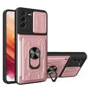 For Samsung Galaxy S21+ 5G Sliding Camshield Card Phone Case