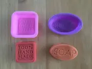 Silicone Soap Moulds - 100% handmade or SOAP mould - FREE POSTAGE!!