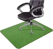 Floor Mat Office Chair Cushion Carpet Floor Protection Floor Mat(Green,90x140cm)