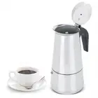450ml Stainless Steel Electric Stove Coffee Pot Maker Heater Set EU Plug