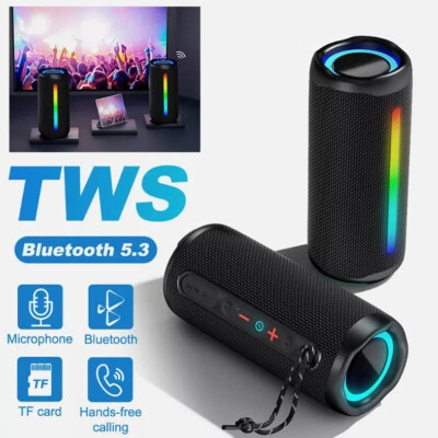 Ultra Loud High Bass Wireless Bluetooth Speakers 30W Portable Indoor Outdoor New