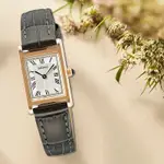 SEIKO 精工 CS系列/LADY坦克矩形PVD玫瑰金殼18.9㎜皮帶款 SK004(SWR096P1/4N30-00H0Z)