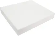 High Density White Foam Cushion 24X24x3 Ideal For Upholstery And Seat Replace...