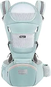 IWOWHERO Hip Seat Carrier Ergonomic Waist Stool with Front Facing Design Comfortable for Newborns Months Parents
