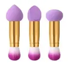 3PC Women Cosmetic Liquid Cream Foundation Concealer Sponge With Brush