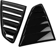 Rynplex Air Intake Grille Protective Cover Rear Quarter Window Louvers Scoops Spoiler Car Tunning Panel Side Air Vent Cover, for Ford, for Mustang, 2015 2016 2017 2018 2019 2020 Bonnet vents Vent Cove