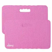 Dimple Set of 2 High Density Thick Foam Comfort Kneeling Pad Mats for Gardening
