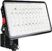 200W LED Flood Light Outdoor, Indmird 20000LM LED Floodlights 6500K Daylight White Security Lights IP66 Waterproof Led Spot Light Led Work Light for Yard,Garage,Garden,Parking Lot, Park,Playground