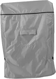 SOESFOUFU Outdoor Freezer Protector Cover Sleeve for Deep Freezer Heavy Duty Zipper Access UV Resistant Refrigerator Cover for Outside Use