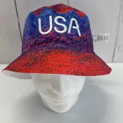 Nike Unisex Adult Team USA Reversible Bucket Hat Summer Red White Blue Size L/XL