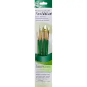 Princeton Synthetic White Taklon Real Value Brush Set-4/Pkg
