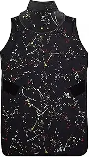 [KJIASDFE] X-ray Protection Lead Apron with Adjustable Thyroid Collar, Lightweight Soft Neutral Dental Xray Lead Vest, Black
