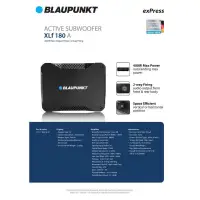 在飛比找蝦皮購物優惠-BLAUPUNKT 德國藍點薄型重低音XLF/A180/超薄