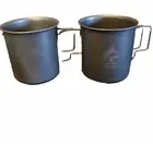 2Titanium Mug Camping PCoffee Cup Lightweight Portable Cookware Travel Cup 420ml