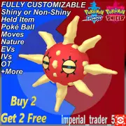 Pokémon Sword and Shield ✨ Shiny Solrock ✨ W/ Best 6IV Customizable
