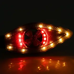 LED 機車流水方向燈 箭頭款帶風扇 摩托車燈 檔車酷龍野狼雲豹小雲豹 改裝雷霆 重機可加購繼電器