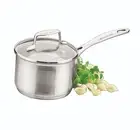 NEW SCANPAN Impact 14cm, 16cm , 18cm, 20cm Stainless Steel Saucepan with Lid