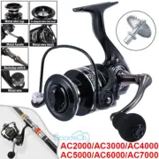 Freshwater Saltwater Spinning Fishing Reel 12BB Light Weight Metal Fishing Reel