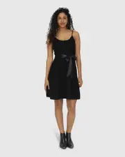 [Belle & Bloom] Love Her Madly Knit Dress - Black