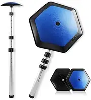 Asyxstar Golf Alignment Sticks - Golf Sticks Alignment Aid 48" Golf Alignment Rods 2 Pack for Aiming, Putting, Full Swing Trainer, Posture Corrector Golf Training aid with Clear Tube Case