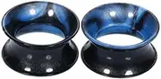 [Skcess] 2Pcs Stretching Kit, Silicone Ear Gauges Kit Multicolor Hoop Piercing Tunnels
