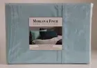 NEW Morgan & Finch Seville King Single Bed Sheet Set - Clearwater Blue - 330 TC