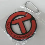 SCOTTY CAMERON CIRCLE T RED BAG TAG / PUTTING DISC
