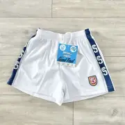 SANFL Grand Final White/Blue/Grey Football Shorts Size 28 New Deadstock
