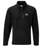 Mountain Equipment Micro Zip T-Shirt Men Lightweight Fleece Pullover for Black