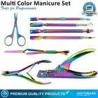 8Pc Multi Manicure Set Stainless Acrylic Nail Cutter Scissor Cuticle Nail Nipper