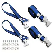 3X(4PCS Drywall Stilts Straps, Adjustable Drywall Foot Band Straps Kit4225