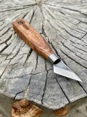 Leather Cutting skew Knife 40 mm (1.57 in), Handmade Knife for Leather
