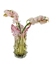 [Vicky Yao] Exclusive Design Gradient Crystal Art Luxury Vase in Pink
