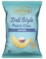 2 x EL RUSTICO Deli Style Potato Chips Original 150g