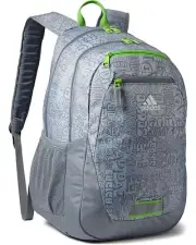 adidas Boy's Stone Grey/Lucid Print Multi Foundation 6 Backpack (5158260) - NWT