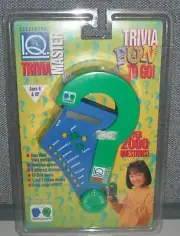Vintage IQ I.Q. Trivia Master Electronic Handheld Game Team Concepts -New Sealed