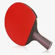 Ping Pong Paddles Table Tennis Bat with Carbon Fibre Technology for Increased Control, Spin & Power Performance-Level Ping Pong Bat with Premium Protector ZSMMFDB (Size : 15X25CM)