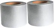 Seam Sealer Automotive Weather Stripping Tape 2 Rolls 5cm x 5m Butyl Tape for Gutter Roof Window