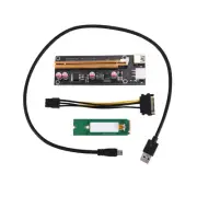 NGFF M.2 M Key to USB 3.0 PCI-E Riser Card M2 to USB3.0 PCIE 16X 1X1797