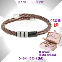 在飛比找Yahoo奇摩購物中心優惠-CHARRIOL夏利豪 Bangle Celtic幾何鋼索手