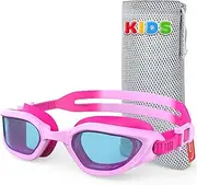Emsina Kids Swim Goggles,Super Anti-Fog, No Leaking Pool Goggles,Swimming Goggles for Kids Age 5-14 Boys and Girls