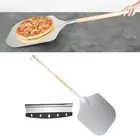 BAYAH Aluminum Alloy 35inch Pizza Peel Long Handle Pizza Spatula Baking Tool
