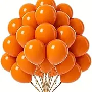 50 pcs Balloon Garland Arch Kit Halloween Trick or Treat 12 Inch (Orange)