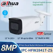Dahua 8MP 5x Zoom Bullet IP Camera MIC POE IR60m SMD+ IP67 IK10 IPC-HFW2841T-ZS