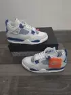 Nike Air Jordan 4 Retro Shoe Military Industrial Blue FV5029-141 Size 9 NEW!