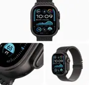Apple Watch Ultra 2 M/L Black Trail Loop, Black Titanium Case, GPS + Cellular