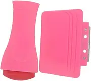 HONMEET Nail Art Stampers Scrapers Set of 2 Manicure Tools Kit Easy to Use Nail Art Stamper and Scraper Manicure Supplies