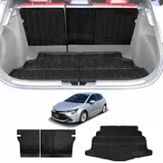 Boot Liner Back Seat Protector for Toyota Corolla Hatchback ZR Hybrid 2018-2025 All Weather Heavy Duty Cargo Car Trunk Kick Mats