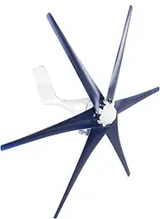 6 Blade Wind Generator, 800W Beautiful Appearance Wind Turbines Set, for -4080℃ Cabins (48V)