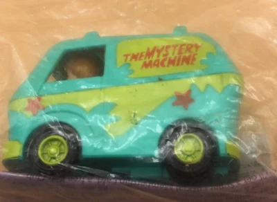 SCOOBY DOO THE MYSTERY MACHINE VAN BURGER KING PLASTIC TOY CAR (NEW SEALED)